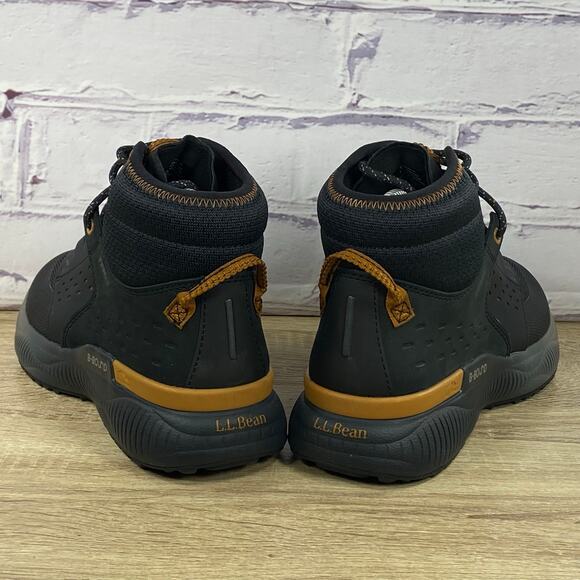 LL Bean Dirigo Tek 2.5 Black Hiking Boots Women's Size 7.5 Outdoor Trail Shoes - Picture 4 of 9
